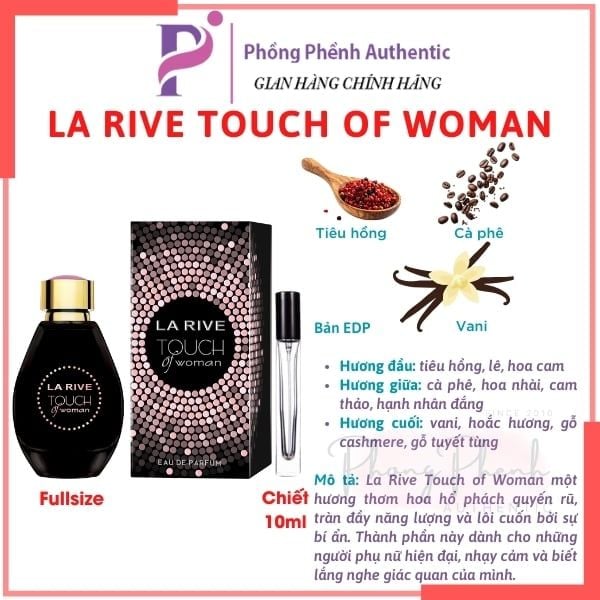 [Chiết 10ML] NƯỚC HOA NỮ LA RIVE