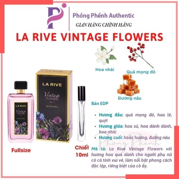 NƯỚC HOA NỮ LA RIVE FULL SIZE 75ML - 90ML