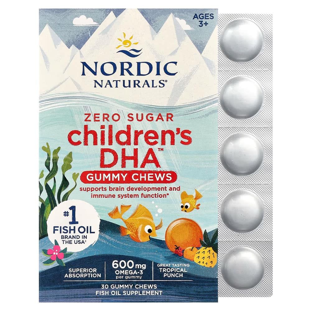 Nordic Naturals Zero Sugar Children's DHA Gummy Chews Hộp 30v