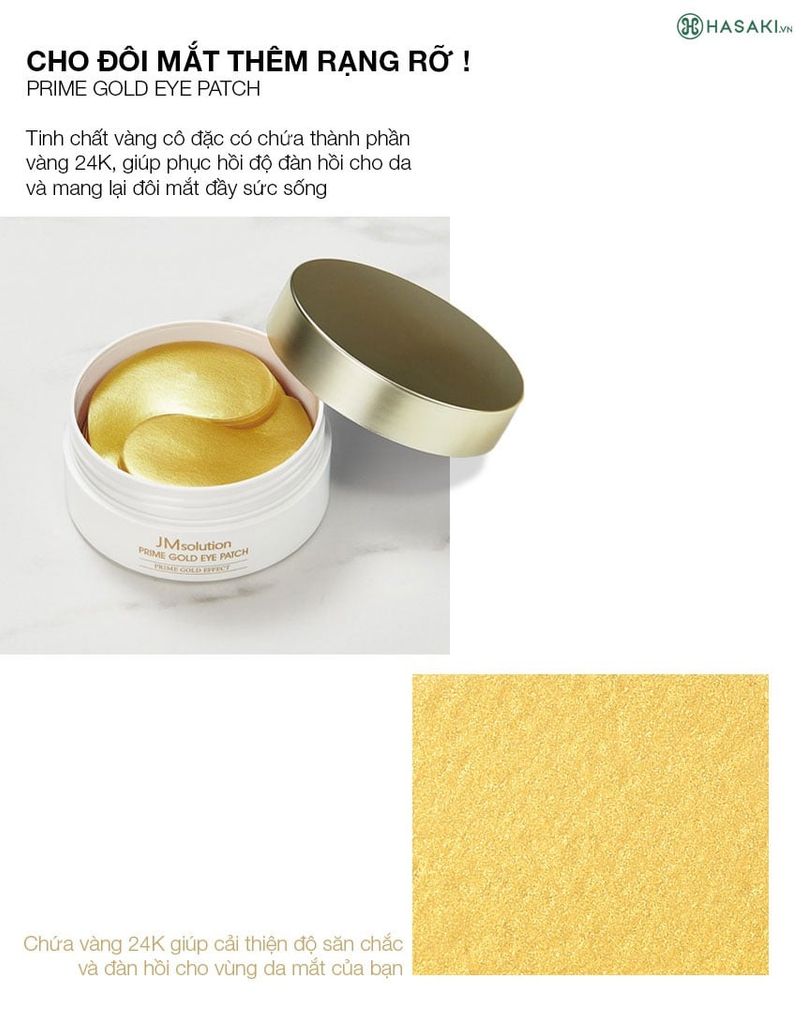 MẶT NẠ MẮT JM SOLUTION PRIME GOLD EYE PATCH