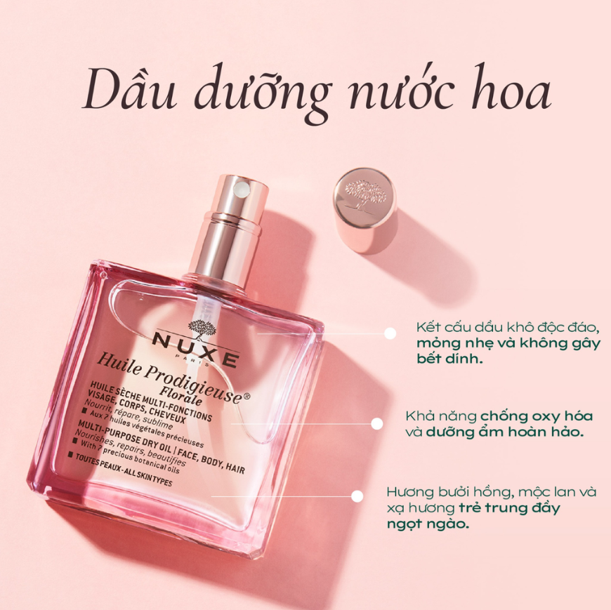 Dầu Khô Dưỡng Ẩm NUXE Huile Prodigieuse Chai 50ml - 100ml Unbox