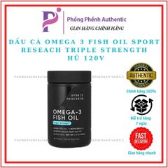 Dầu Cá Omega-3 Sports Research Hũ 120v