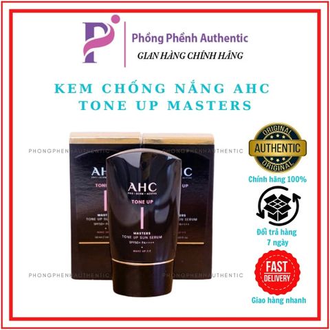 KEM CHỐNG NẮNG AHC MASTERS TONE UP SUN SERUM SPF50+ PA++++