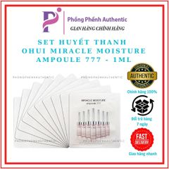 SET HUYẾT THANH OHUI MIRACLE MOISTURE AMPOULE 777 1ML