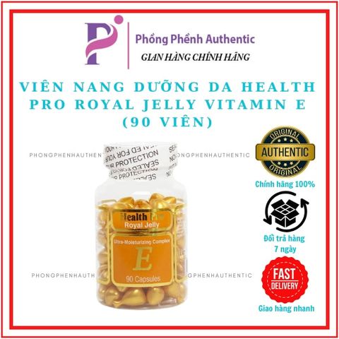 VIÊN NANG DƯỠNG DA Health Pro Royal Jelly Vitamin E 90 viên