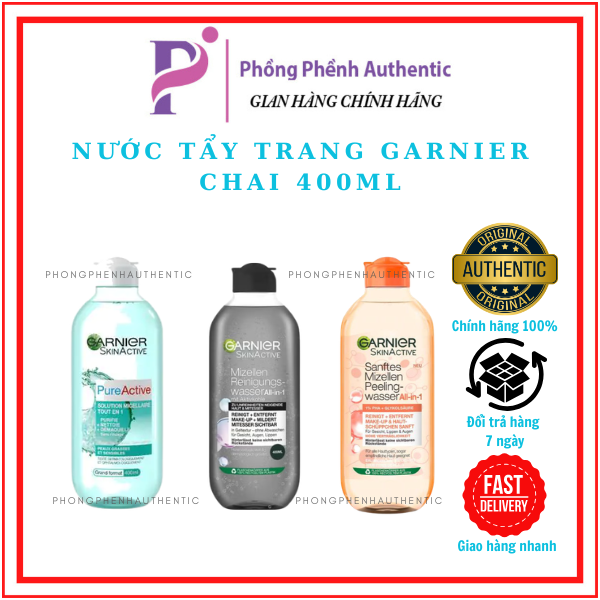 TẨY TRANG GARNIER CHAI 400ML