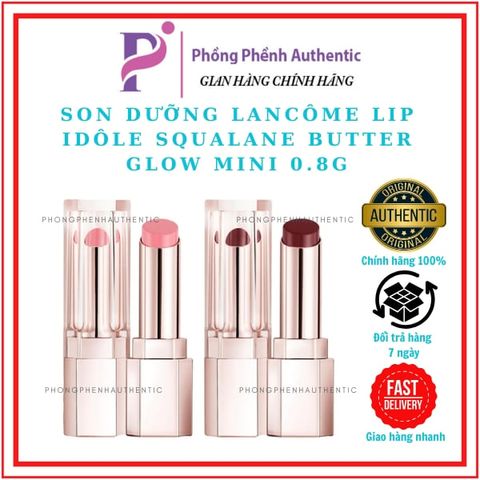 Son dưỡng Lancôme Lip Idôle Squalane Butter Glow FULLSIZE (3g) -  MINISIZE (0.8G)