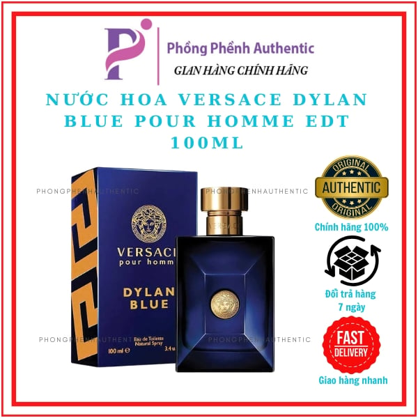 NƯỚC HOA VERSACE DYLAN BLUE POUR HOMME EDT 100ML TESTER