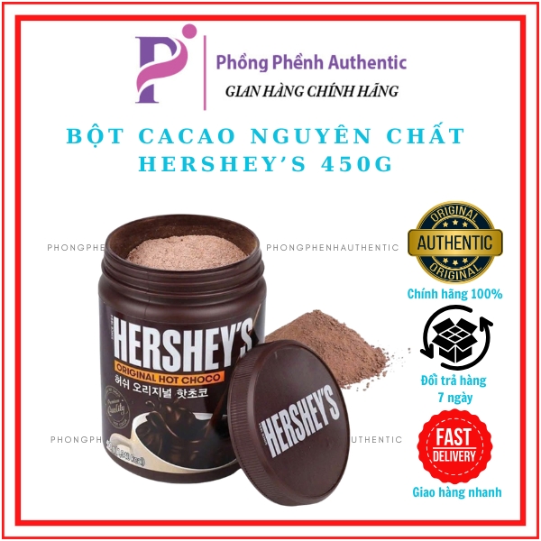 BỘT CACAO NGUYÊN CHẤT HERSHEY’S 226G - 450G