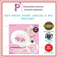 SET CUSHION AMUSE X MY MELODY CERAMIC SKIN PERFECTOR