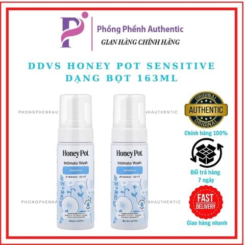 DUNG DỊCH VỆ SINH PHỤ NỮ TẠO BỌT HONEY POT SENSITIVE 163ML
