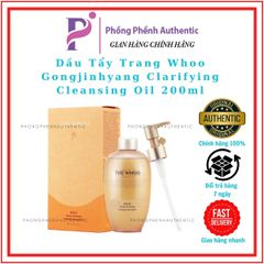 DẦU TẨY TRANG WHOO GONGJINHYANG CLARIFYING CLEANSING OIL 200ML