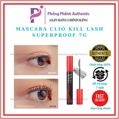 MASCARA CLIO KILL LASH SUPERPROOF 7G