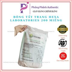 BÔNG TẨY TRANG HEXA LABORATORIES 200 MIẾNG