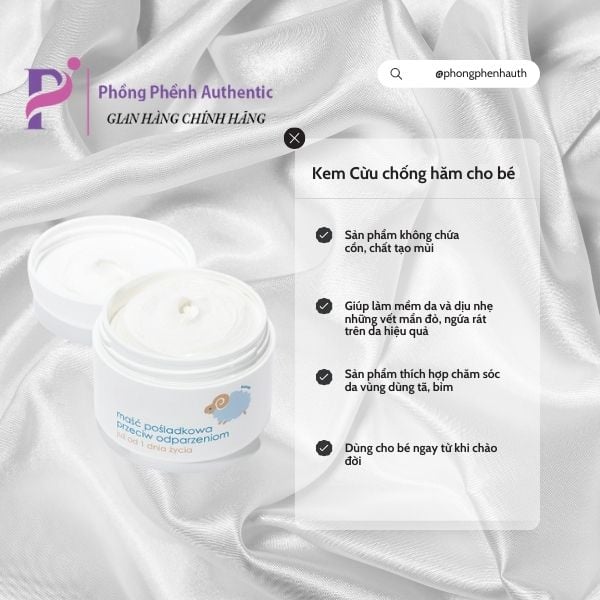 KEM DƯỠNG ẨM - KEM CHỐNG HĂM CHO TRẺ SƠ SINH ZIAJA