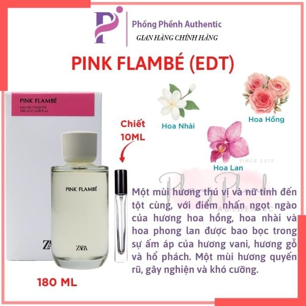 [CHIẾT 10ML - ĐỌC KĨ MÔ TẢ] Nước hoa ZARA EDP - EDT CÁC MÙI BLACK AMBER, RED VANILLA, WONDER ROSE, FEMME, ORCHID...VV