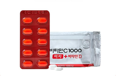 VIÊN UỐNG VITAMIN C+D HÀN 1000MG HỘP 180V
