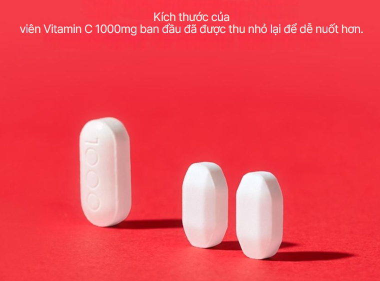 VIÊN UỐNG VITAMIN C+D HÀN 1000MG HỘP 180V