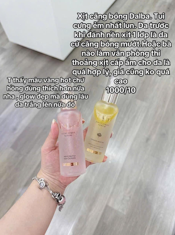 Serum Dạng Xịt Khoáng Căng Bóng Da D'Alba Serum 50ml, 100ml - PHỒNG PHỀNH