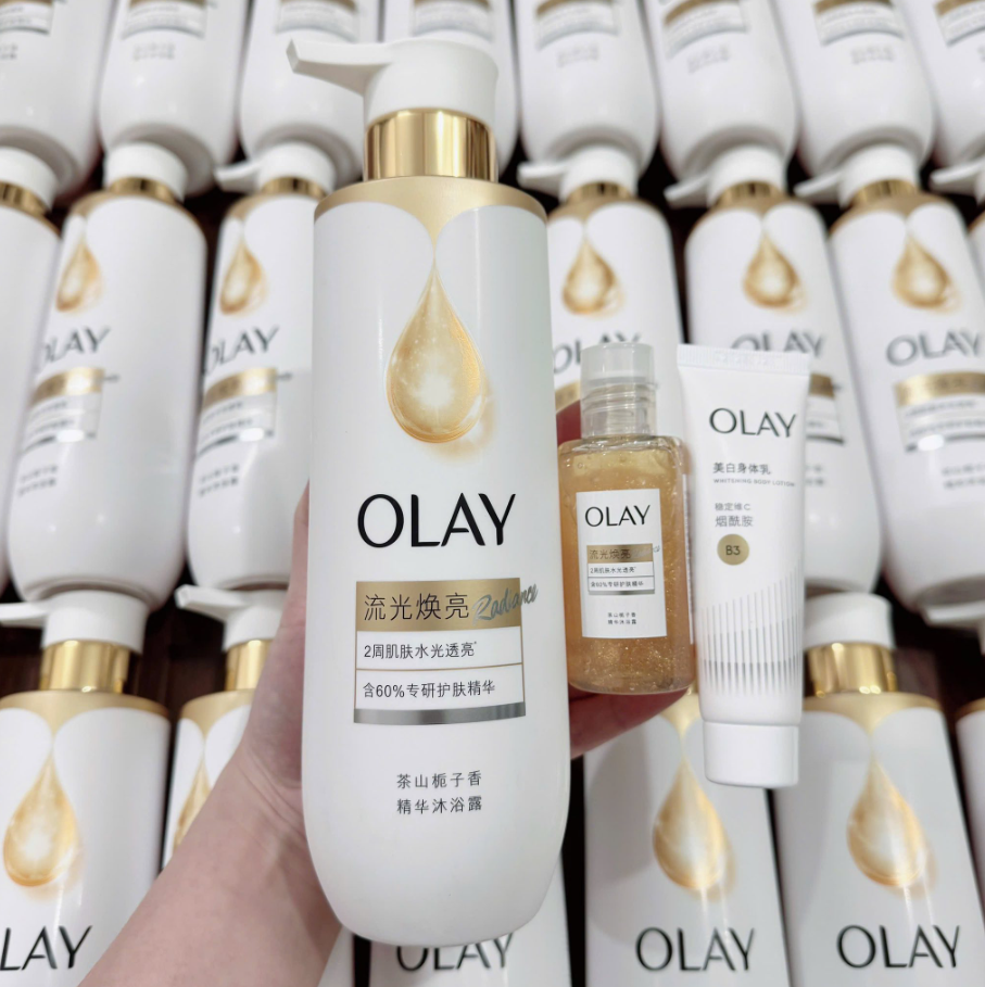 SET SỮA TẮM OLAY CHAI 500ML BẢN TRUNG