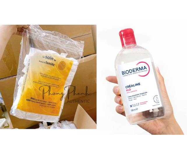 TẨY TRANG BIODERMA HỒNG, XANH CHAI 500ML - 850ML