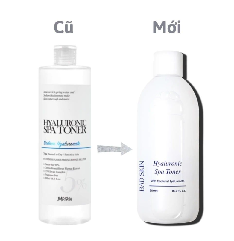 TONER BADSKIN HYALURONIC SPA TONER 500ML