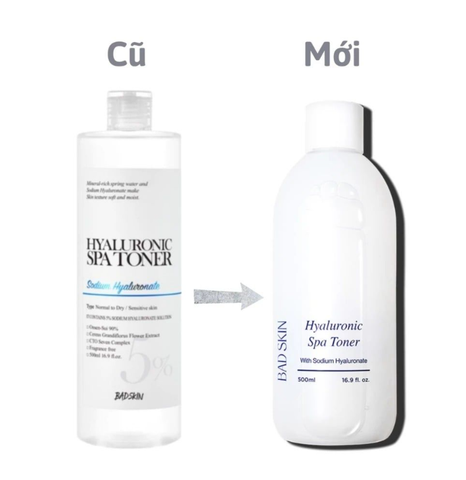 TONER BADSKIN HYALURONIC SPA TONER 500ML