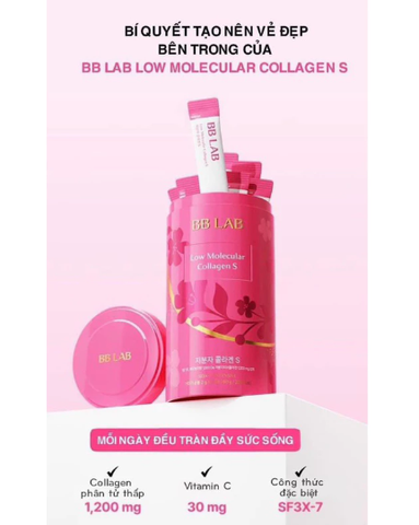 COLLAGEN UỐNG DẠNG BỘT BB LAP GOODNIGHT LOW MOLECULAR COLLAGEN S (MẪU MỠI)