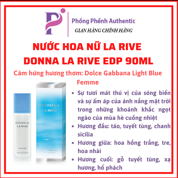 [Chiết 10ML] NƯỚC HOA NỮ LA RIVE