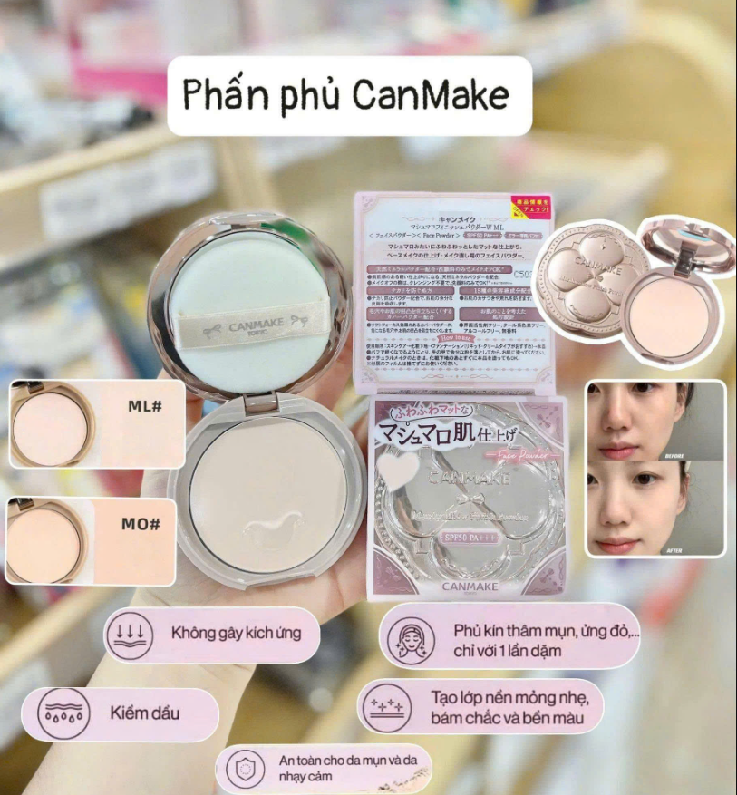 Phấn phủ Canmake Nhật Bản