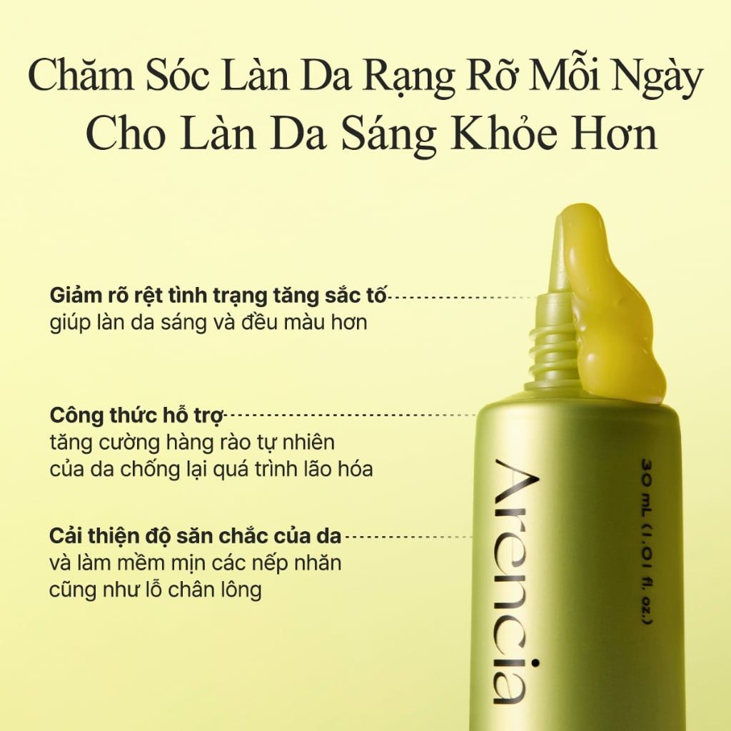 Kem dưỡng sáng Arencia Vitamin C Booster Shot 30ml