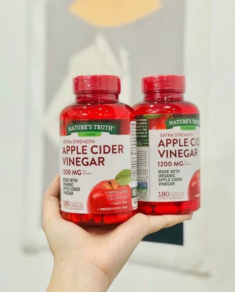 VIÊN UỐNG GIẤM TÁO NATURE'S TRUTH APPLE CIDER VINEGAR