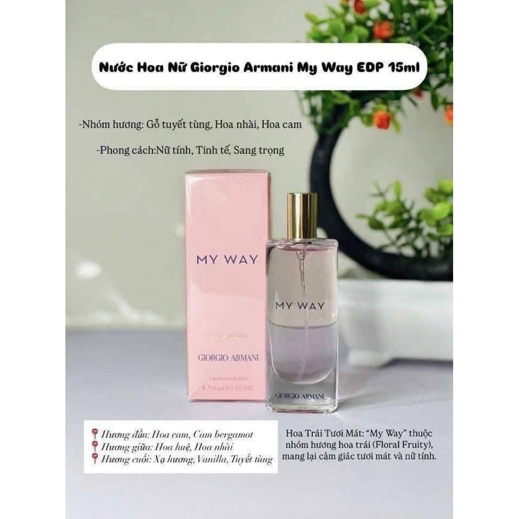 NƯỚC HOA GIORGIO ARMANI MY WAY EDP – 15ML FULLBOX