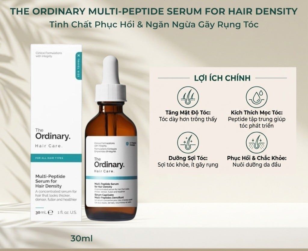 Serum Kích Mọc Tóc The Ordinary Multi-Peptide Serum 30ml