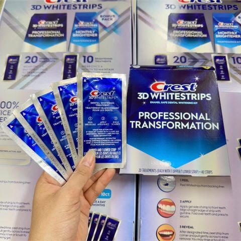 MIẾNG DÁN TRẮNG RĂNG CREST 3D WHITESTRIPS