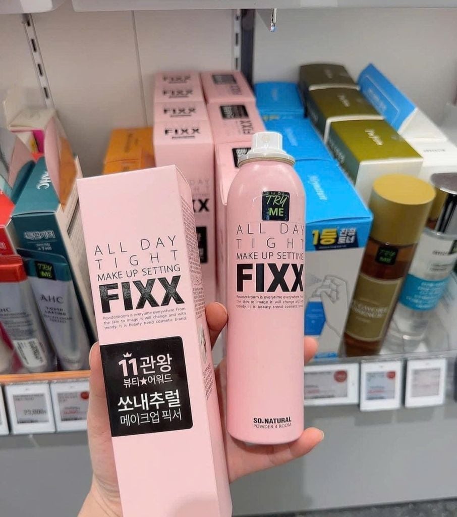 XỊT KHOÁ NỀN SO NATURAL MAKE UP SETTING FIXX ALL DAY TIGHT 35ML