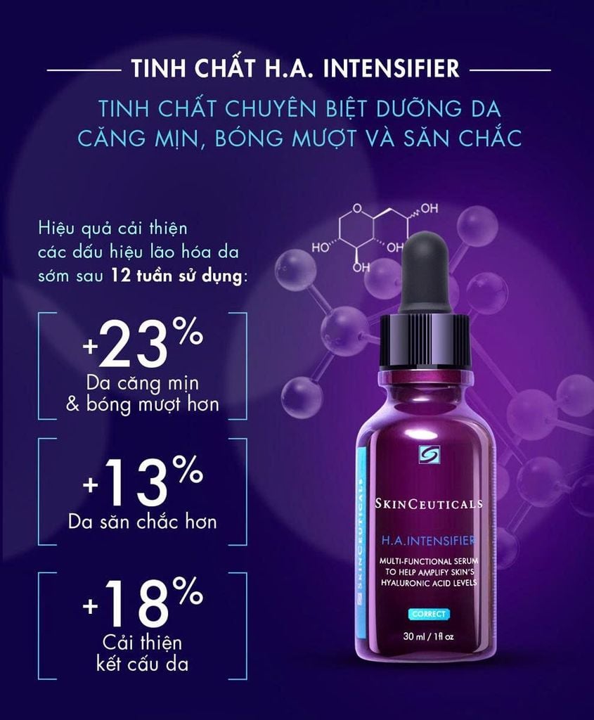 TINH CHẤT CẤP ẨM CHỐNG LÃO HÓA SKINCEUTICALS HYALURONIC ACID INTENSIFIER 15ML