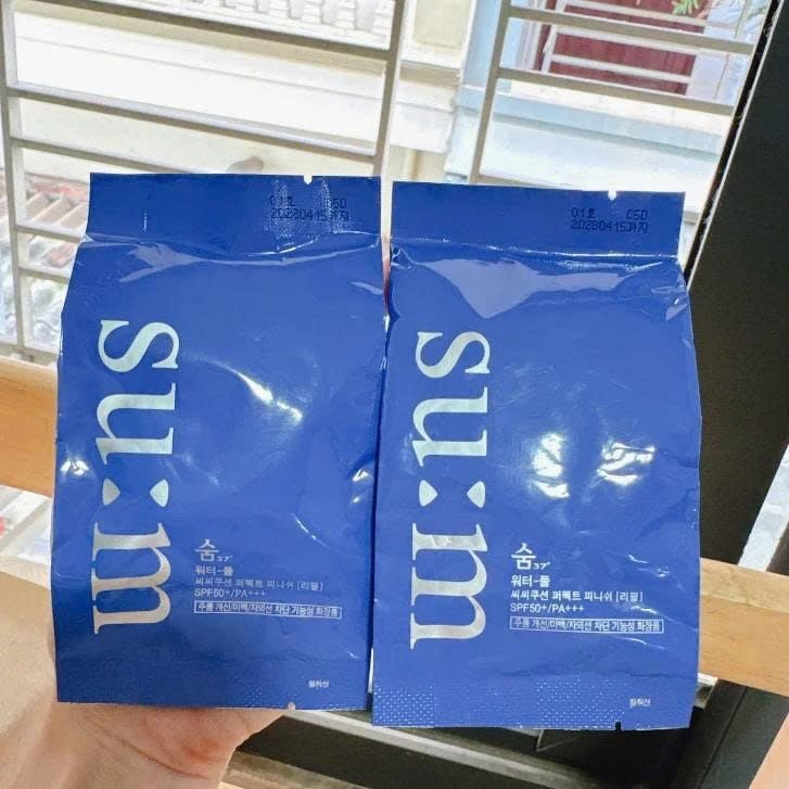 LÕI CUSHION SU:M 37 WATER FULL CC CUSHION PERFECT FINISH CHO DA DẦU, HỖN HỢP