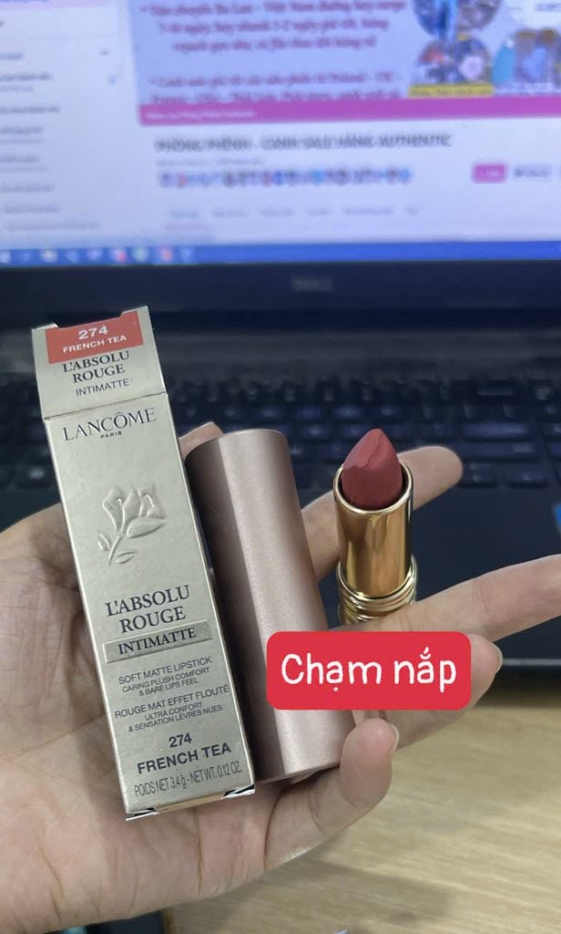 SON LANCÔME L'ABSOLU ROUGE INTIMATTE