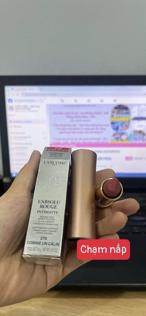 SON LANCÔME L'ABSOLU ROUGE INTIMATTE
