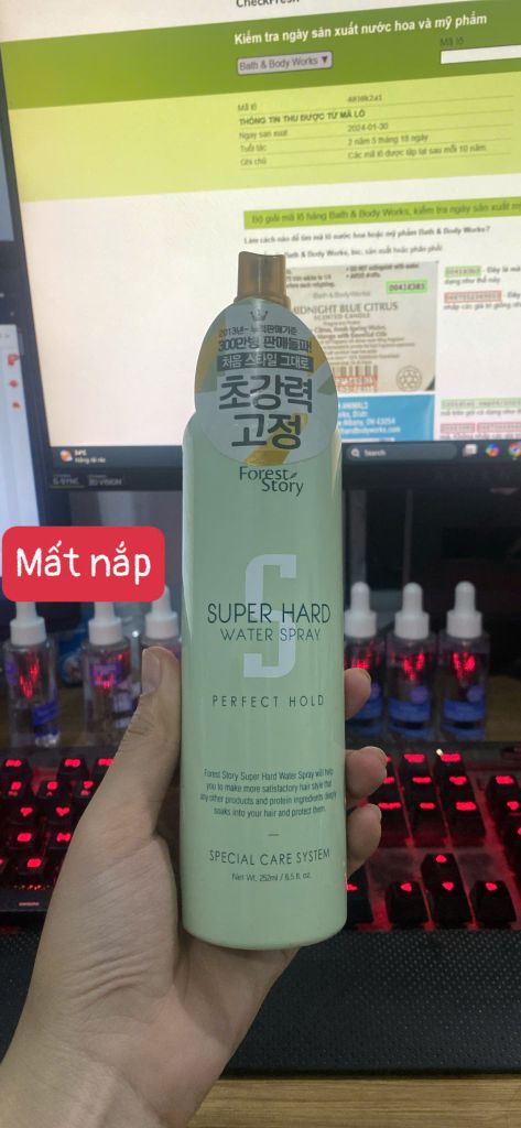 [PHỒNG PHỀNH] KEO XỊT GIỮ NẾP TÓC, TẠO KIỂU TÓC WELCOS FOREST SRORY 252ML -100ML