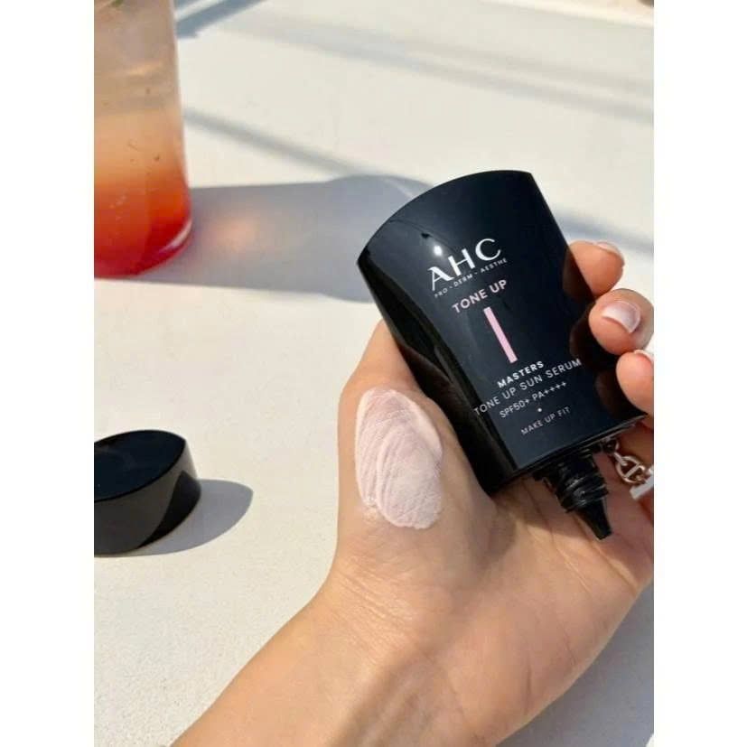 KEM CHỐNG NẮNG AHC MASTERS TONE UP SUN SERUM SPF50+ PA++++