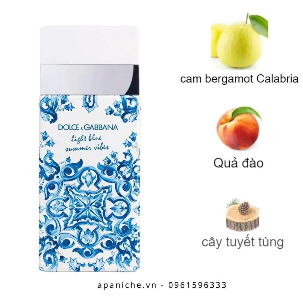 DG Light Blue Nữ bản Summer Vibes tester 100ml