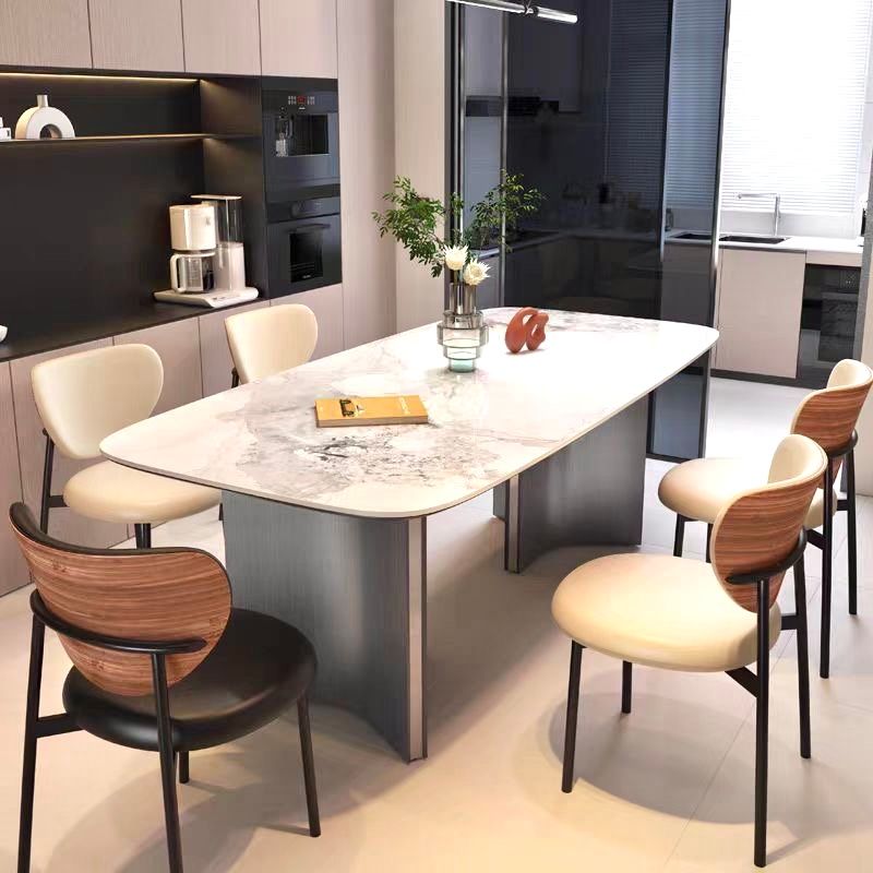 Bàn ăn mặt đá nhập khẩu BA0173