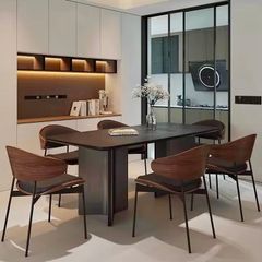 Bàn ăn mặt đá nhập khẩu BA0173