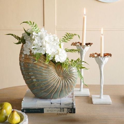 Lọ Hoa/ Tượng Decor Vỏ Ốc_Country Style