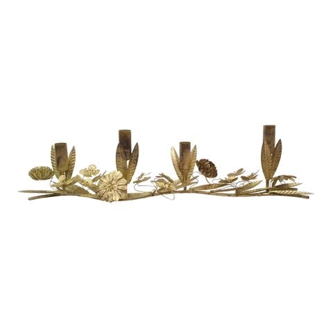 Chân Nến Decor Lá Nguyệt Quế_Country Style