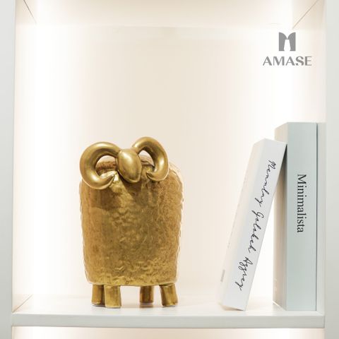 Tượng Decor Sheep Statue_ Country Style