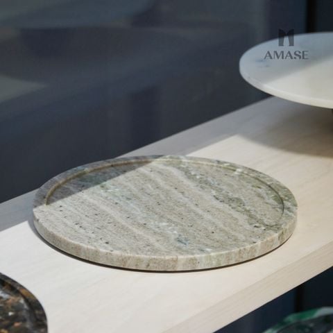 Khay Đá Marble Tròn