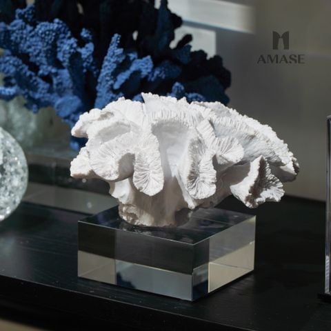 Tượng Decor San Hô Trắng